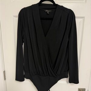 Banana Republic Black Long Sleeve Bodysuit